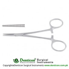 Halsted-Mosquito Haemostatic Forcep Straight - 1 x 2 Teeth Stainless Steel, 14.5 cm - 5 3/4"